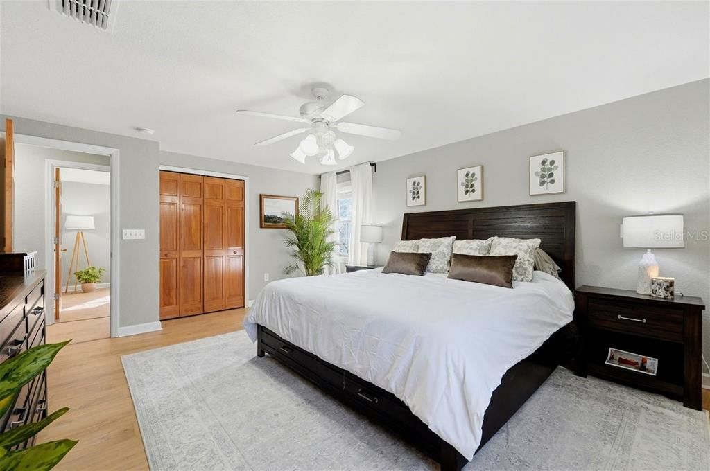 Bedroom, Interior, Wood Texture Flooring