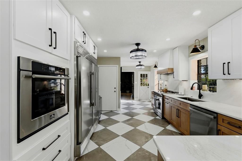 Interior, Kitchen, Recessed Lighting, Stainless Steel Appliances