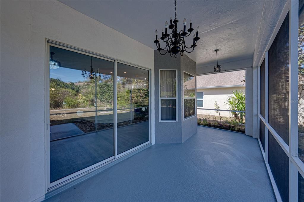 Chandelier, Interior, Sun Room