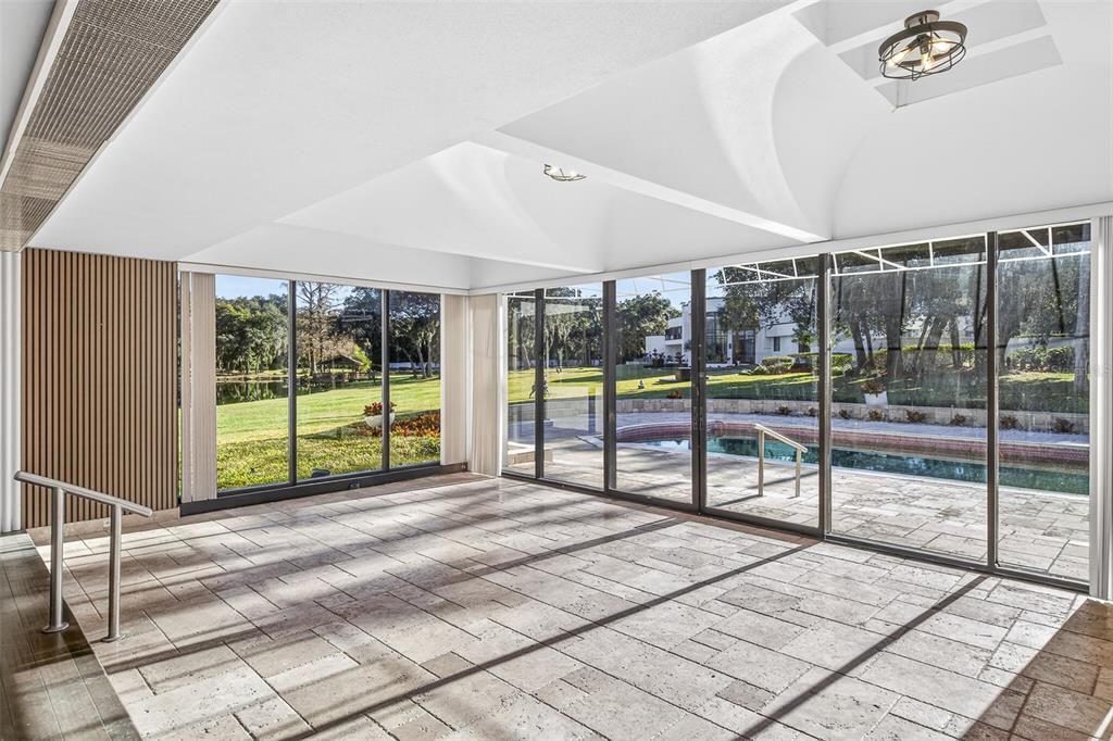 Interior, Recessed Lighting, Sun Room