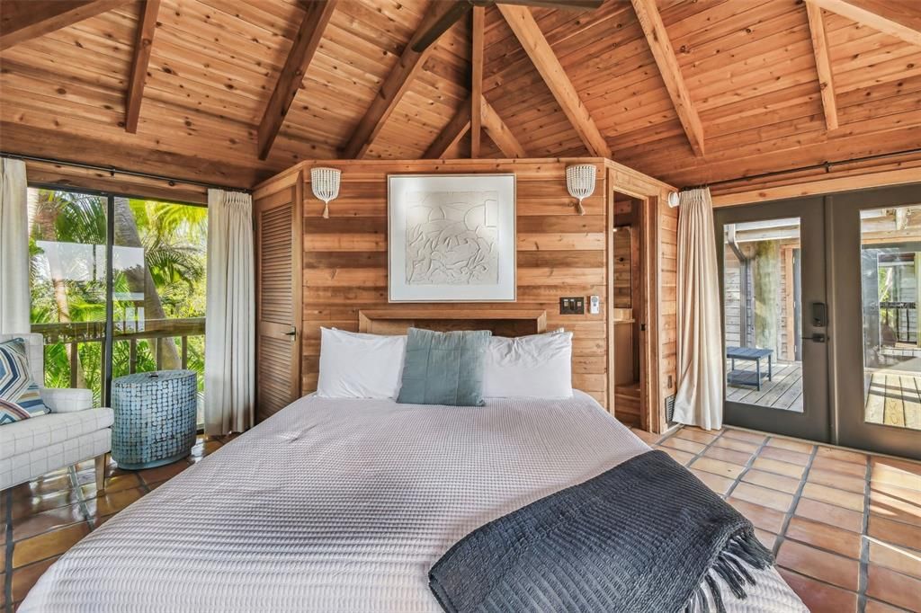 Bedroom, Interior, Wooden Beams, Wooden Ceilings, Wooden Walls