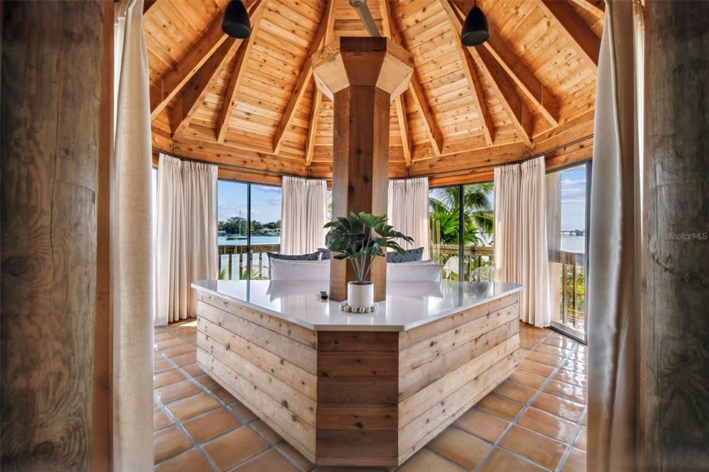 Interior, Water, Wooden Beams, Wooden Ceilings