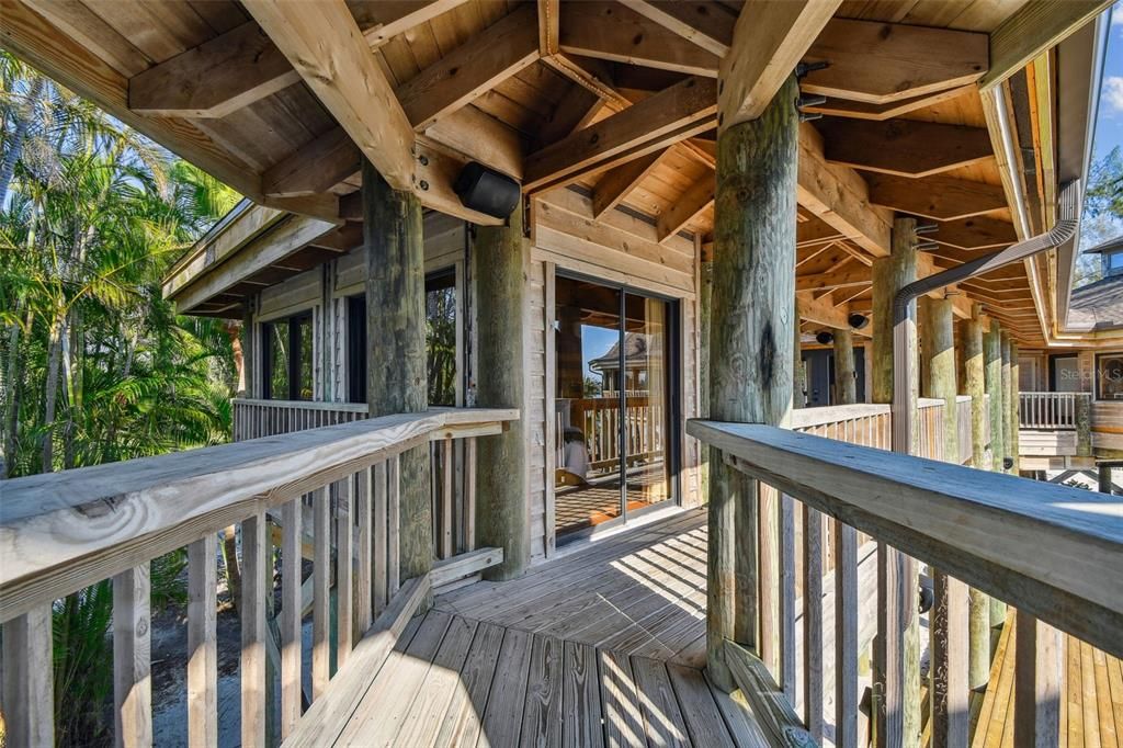 Exterior, Wooden Beams, Wood Texture Flooring