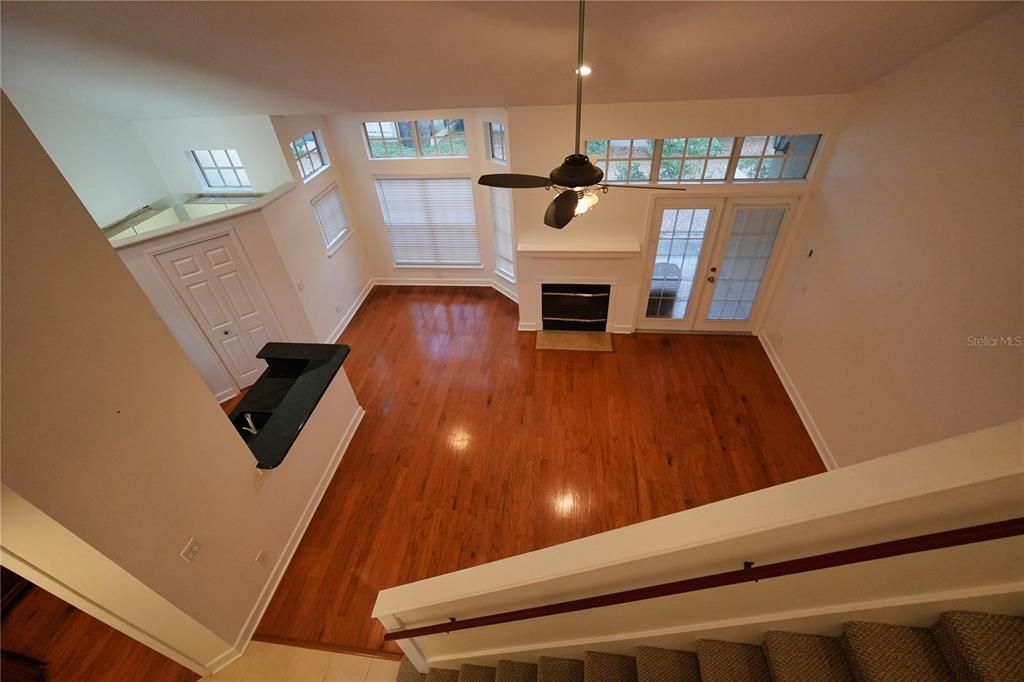 Fireplace, Interior, Wood Texture Flooring