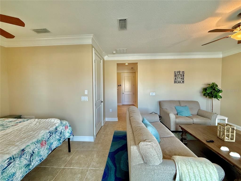 Interior, Living room, Recessed Lighting