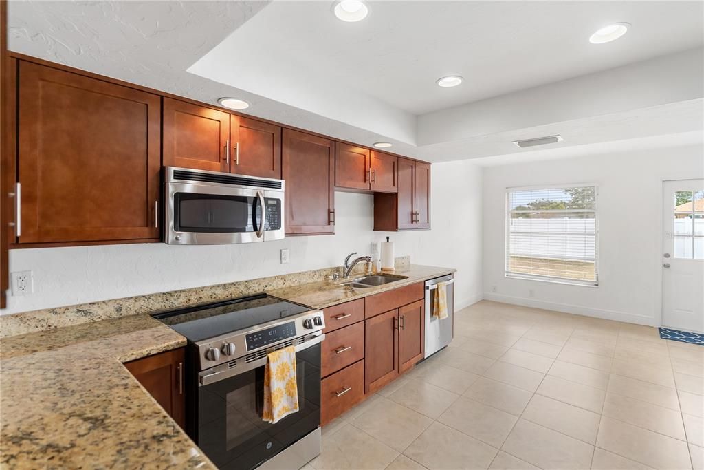 Interior, Kitchen, Recessed Lighting, Stainless Steel Appliances