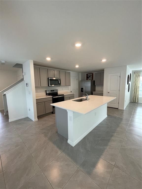 Interior, Kitchen, Recessed Lighting, Stainless Steel Appliances