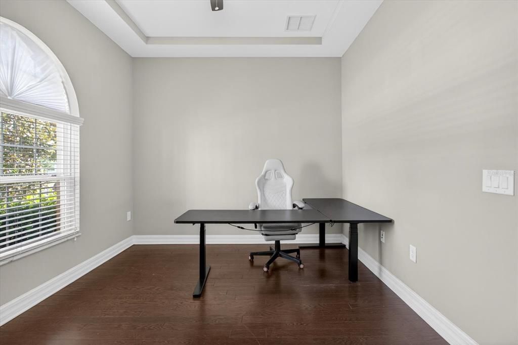 Home Office, Interior, Wood Texture Flooring