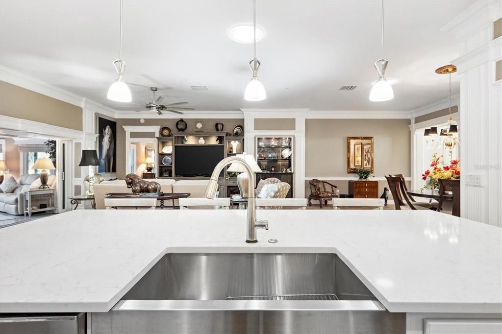 Interior, Kitchen, Living room, Pendant Lights