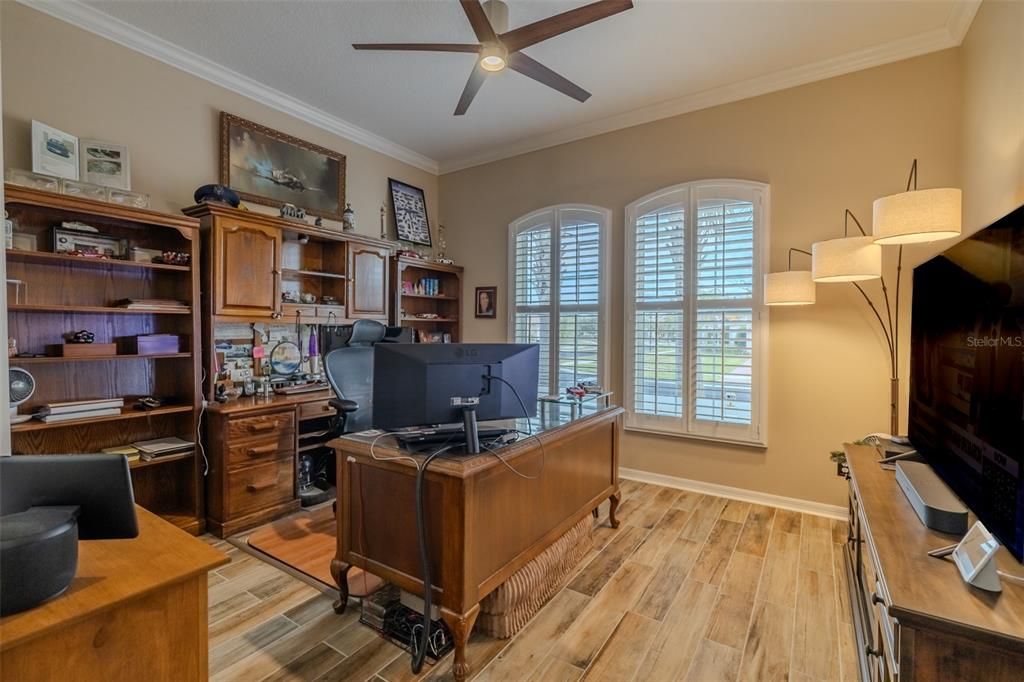 Home Office, Interior, Wood Texture Flooring