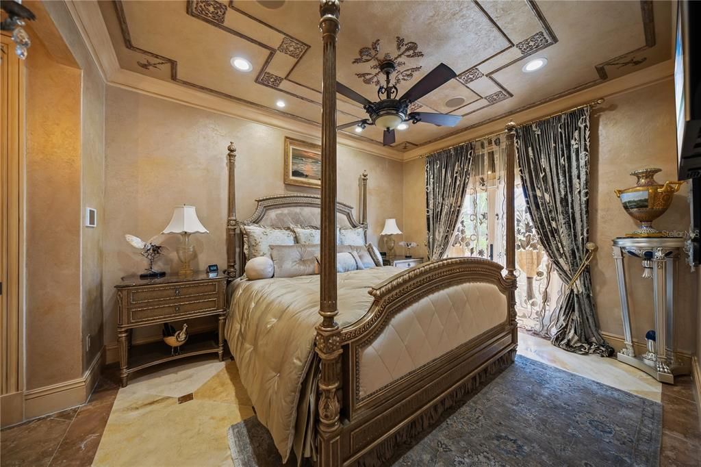 Bedroom, Interior, Recessed Lighting