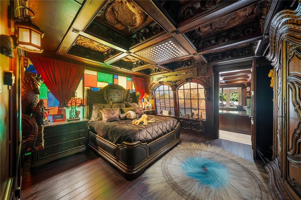 Bedroom, Interior, Wood Texture Flooring