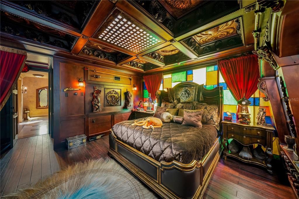 Bedroom, Interior, Wood Texture Flooring