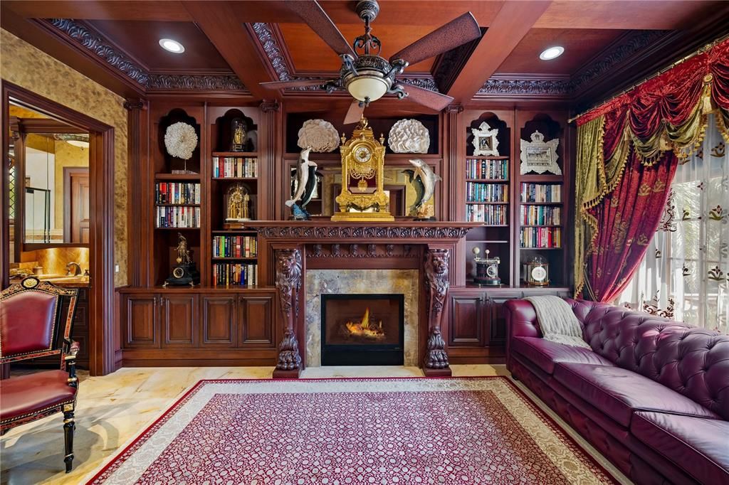 Fireplace, Interior, Recessed Lighting