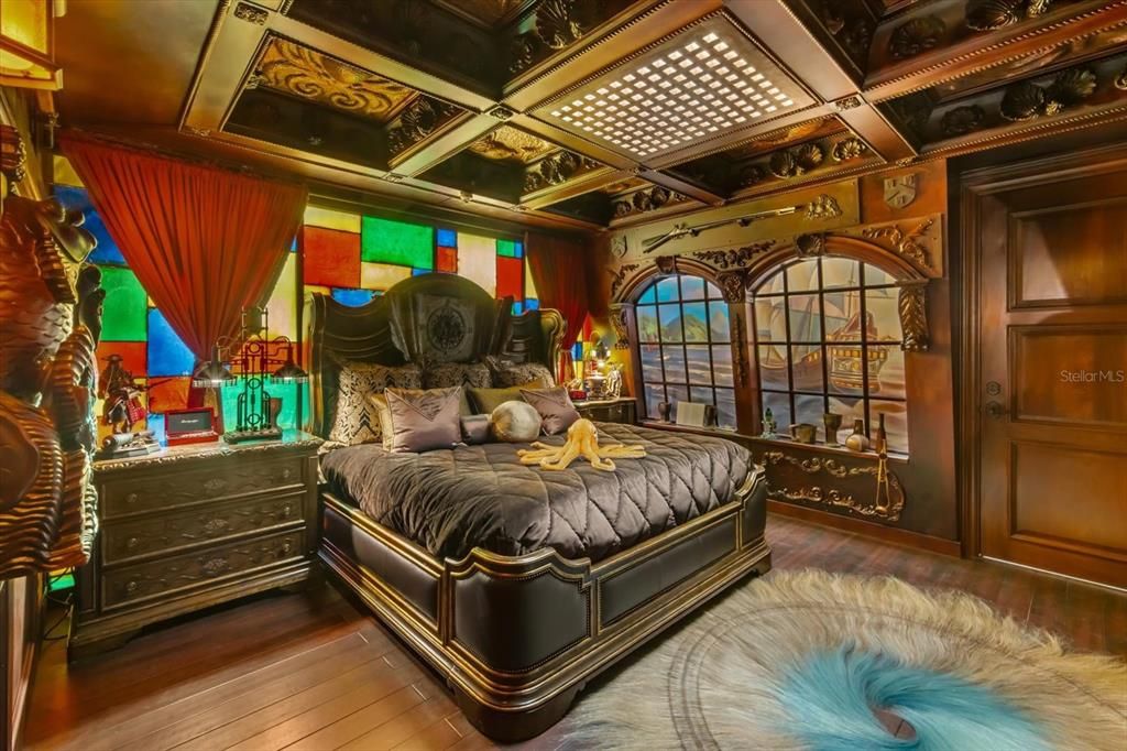 Bedroom, Interior, Wood Texture Flooring