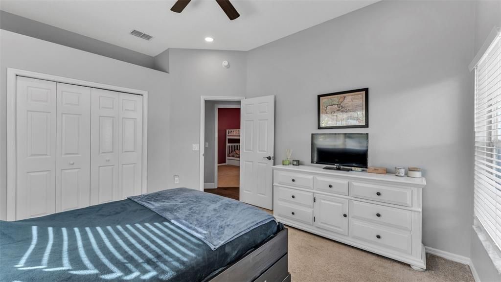 Bedroom, Interior, Recessed Lighting