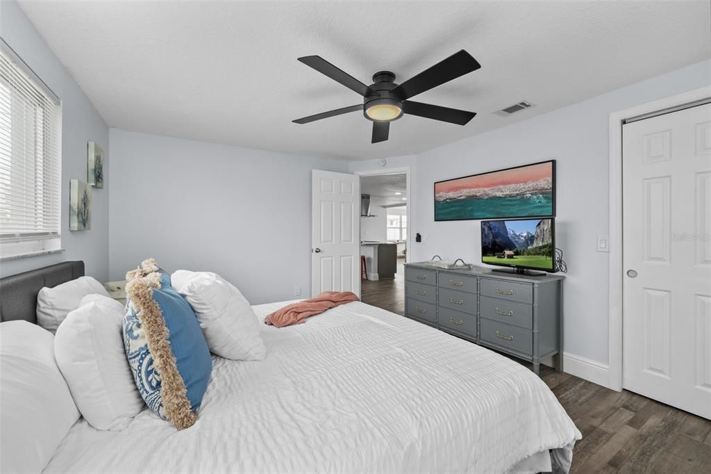 Bedroom, Interior, Wood Texture Flooring