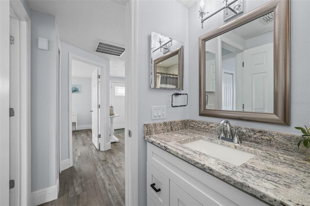 Bathroom, Interior, Wood Texture Flooring