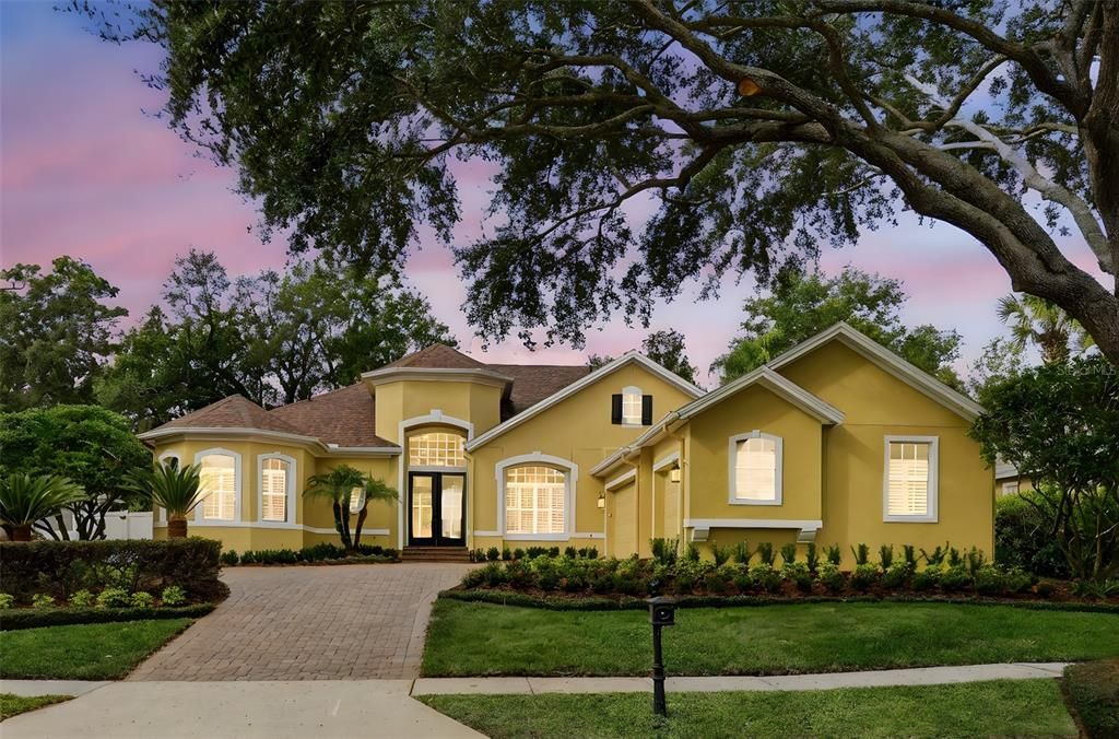 Backyard, Exterior, Facade, French Provincial