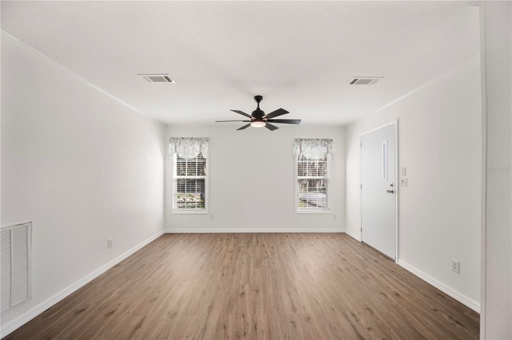 Empty room, Interior, Wood Texture Flooring