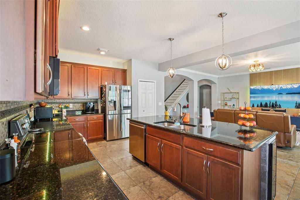 Interior, Kitchen, Pendant Lights, Recessed Lighting, Water