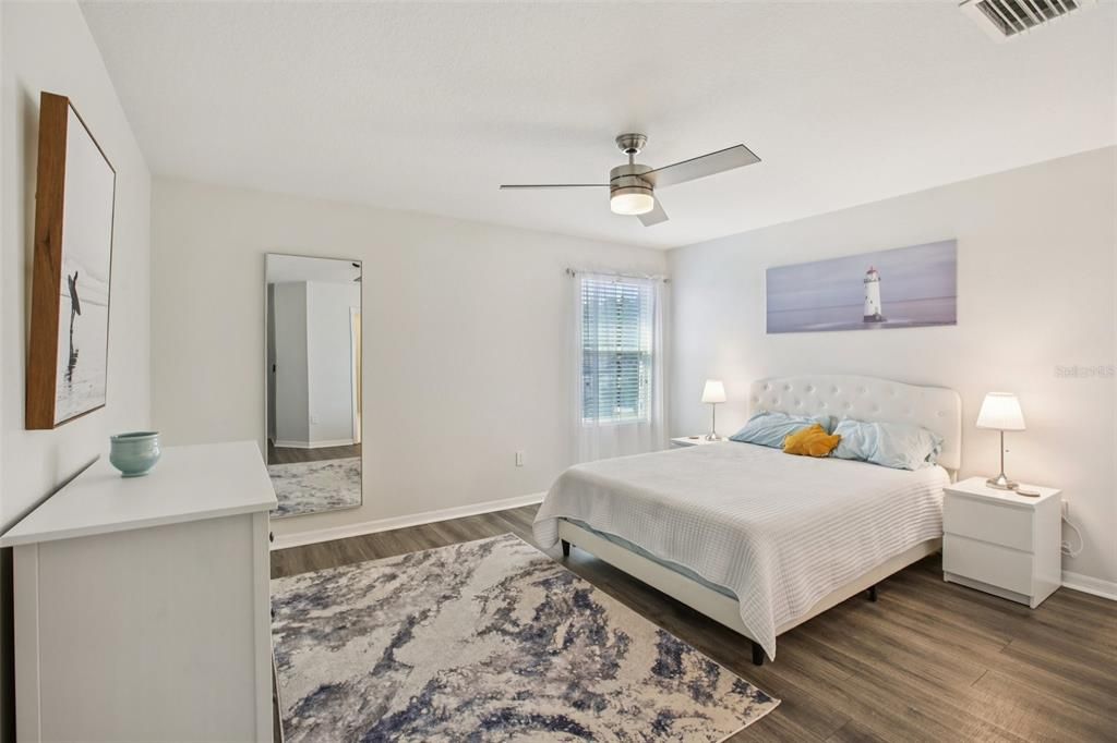 Bedroom, Interior, Wood Texture Flooring