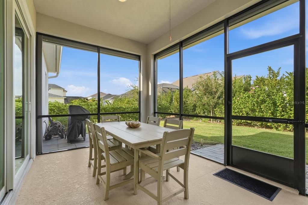 Dining room, Interior, Recessed Lighting, Sun Room