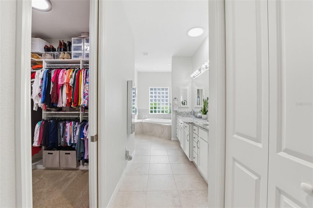 Bathroom, Interior, Recessed Lighting, Walk-in Closets