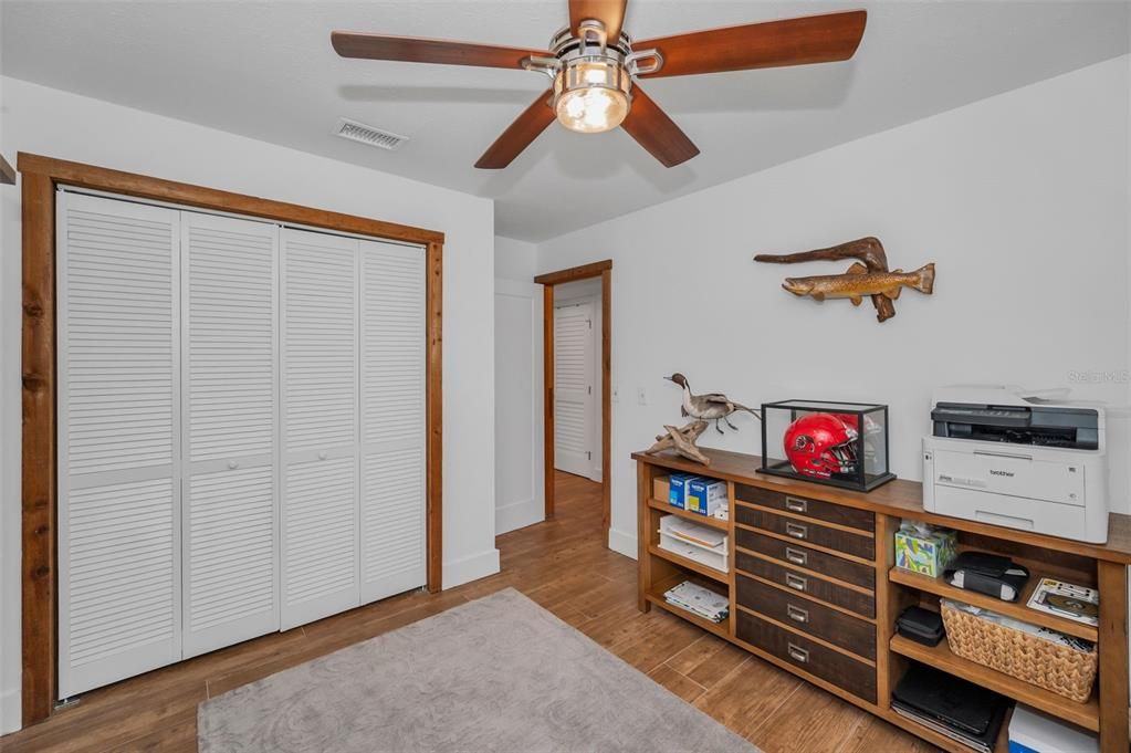 Bedroom, Interior, Recessed Lighting, Wooden Beams, Wooden Ceilings, Wood Texture Flooring