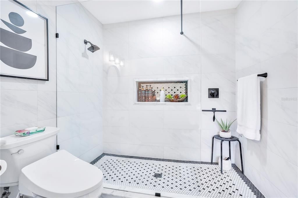 Bathroom, Interior, Marble Walls