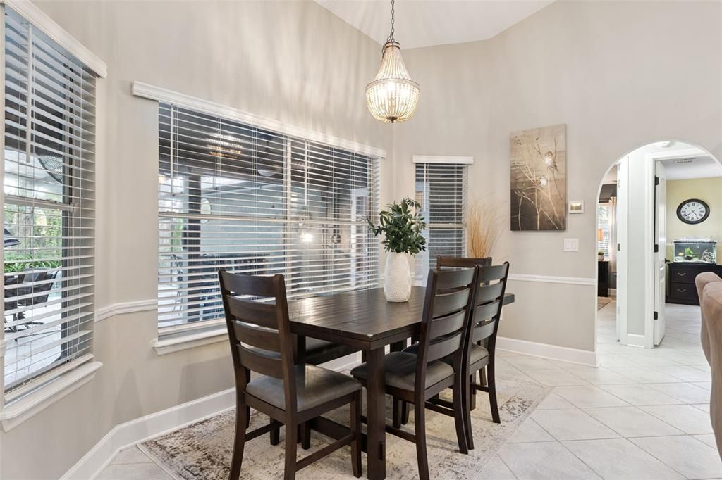 Dining room, Interior, Pendant Lights