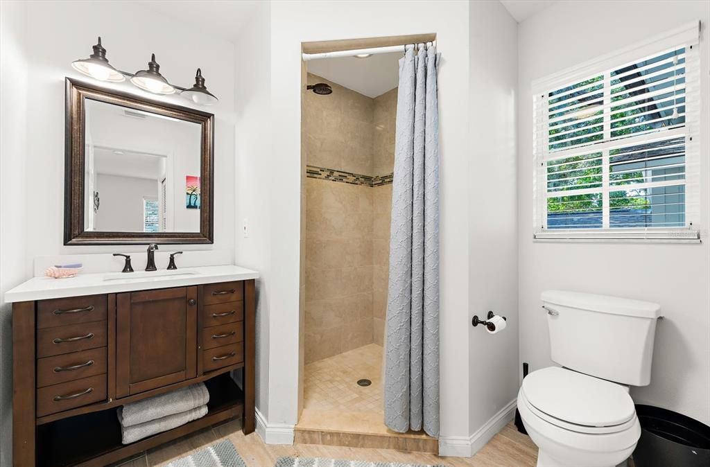 Bathroom, Interior, Wood Texture Flooring