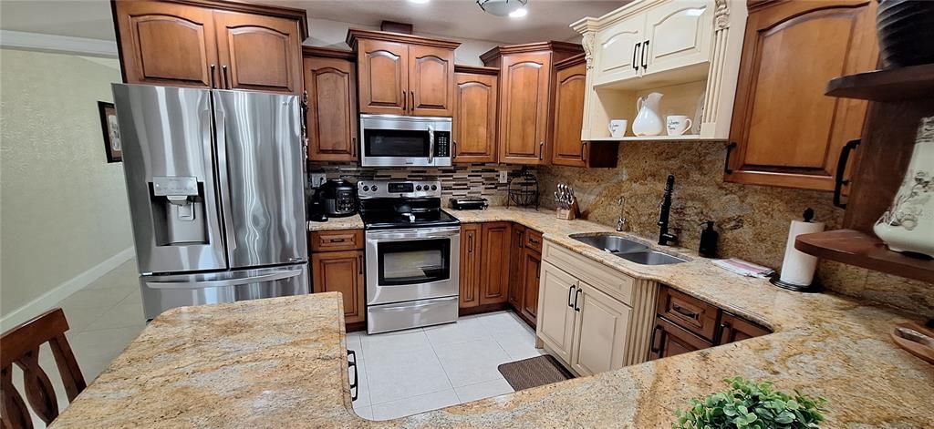 Interior, Kitchen, Recessed Lighting, Stainless Steel Appliances