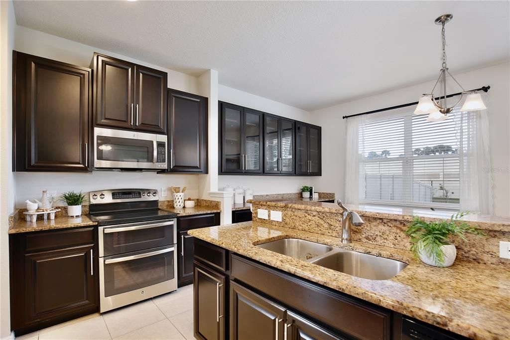 Interior, Kitchen, Pendant Lights, Stainless Steel Appliances
