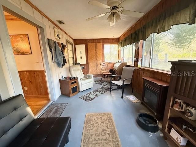 Fireplace, Home Office, Interior, Living room