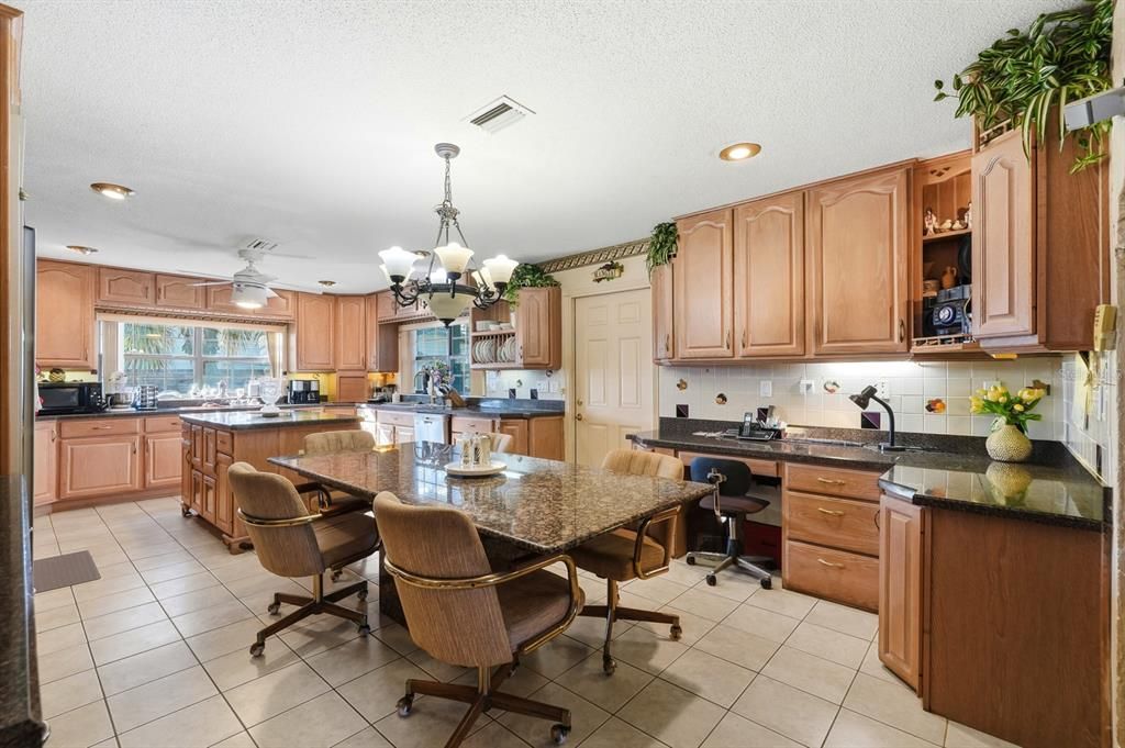 Chandelier, Interior, Kitchen, Recessed Lighting