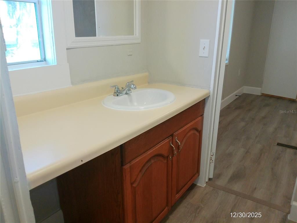 Bathroom, Interior, Wood Texture Flooring
