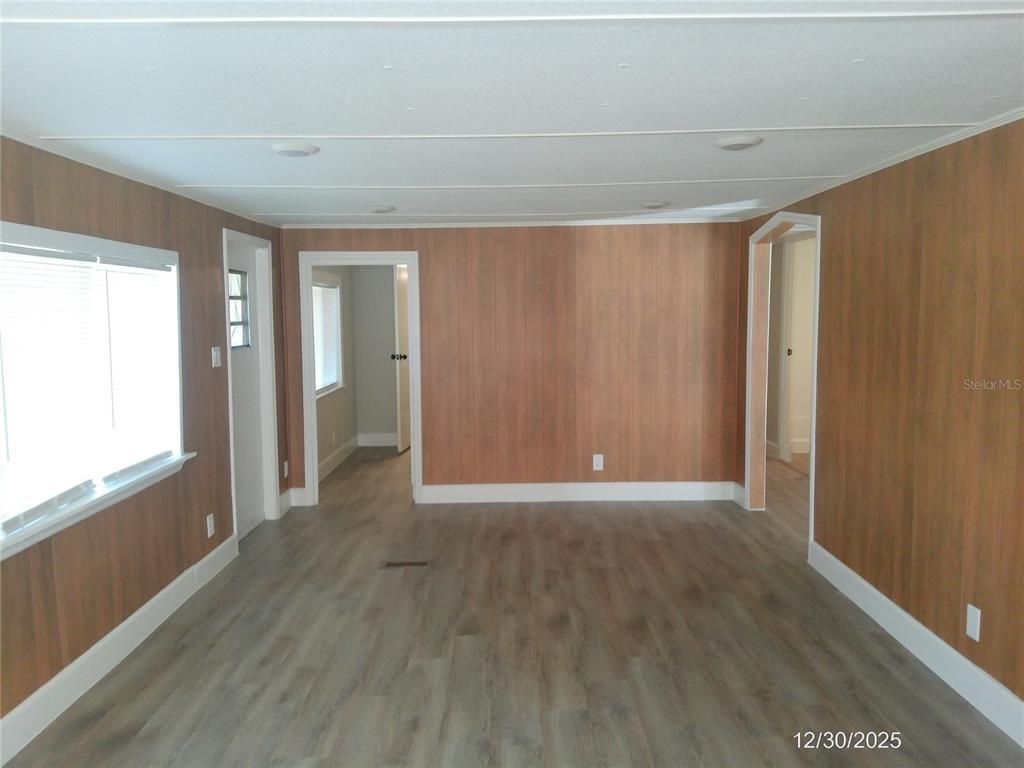 Empty room, Interior, Wood Texture Flooring, Wooden Walls
