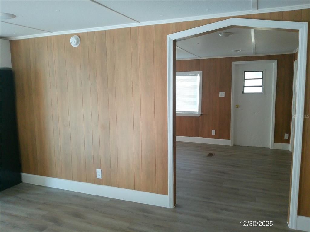 Empty room, Interior, Wood Texture Flooring, Wooden Walls