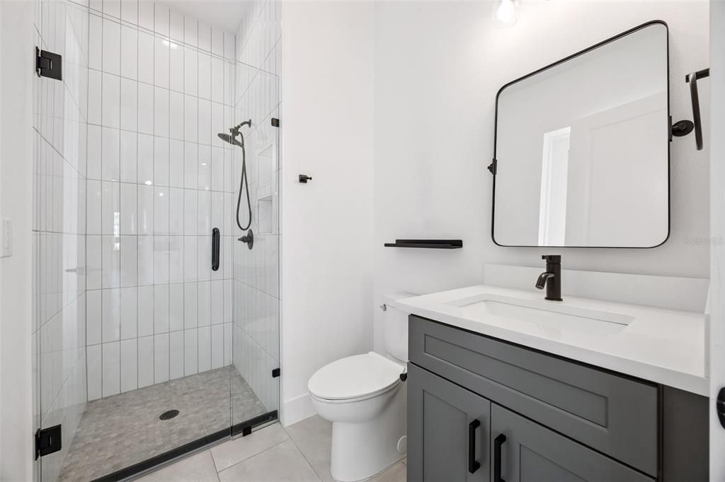 Bathroom, Glass Shower, Interior