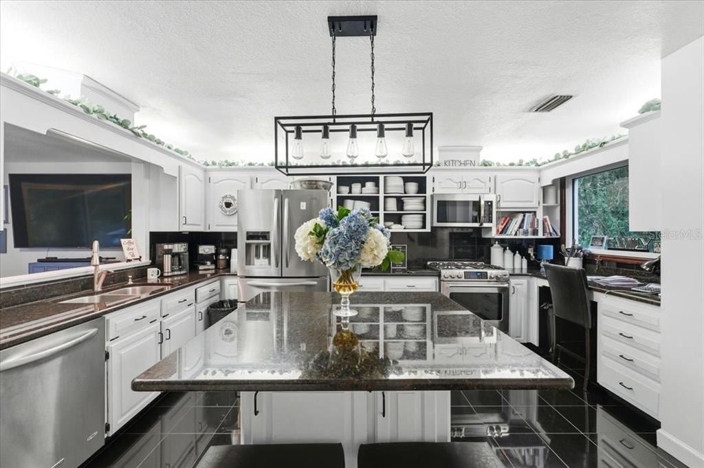 Interior, Kitchen, Pendant Lights, Stainless Steel Appliances