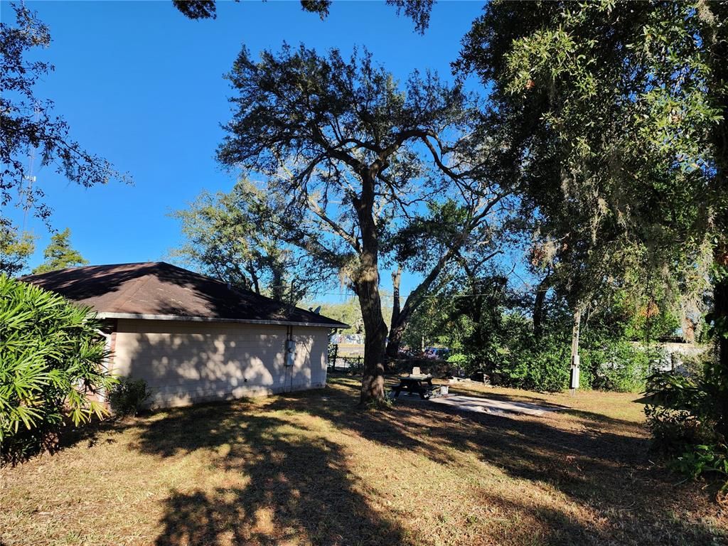 Backyard, Detached Garage, Exterior