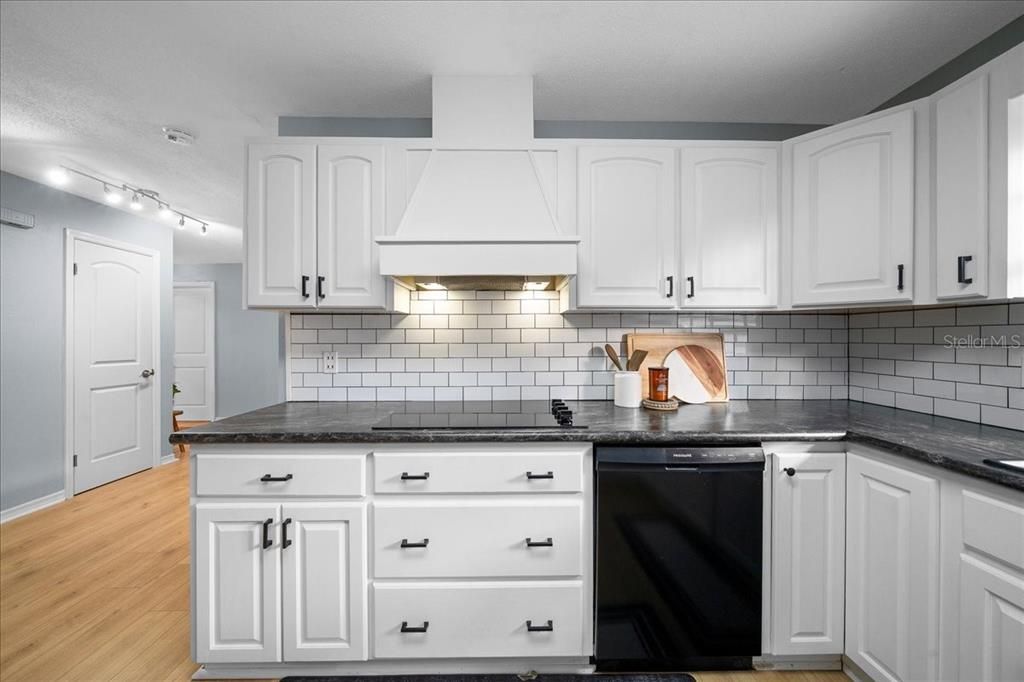 Interior, Kitchen, Wood Texture Flooring