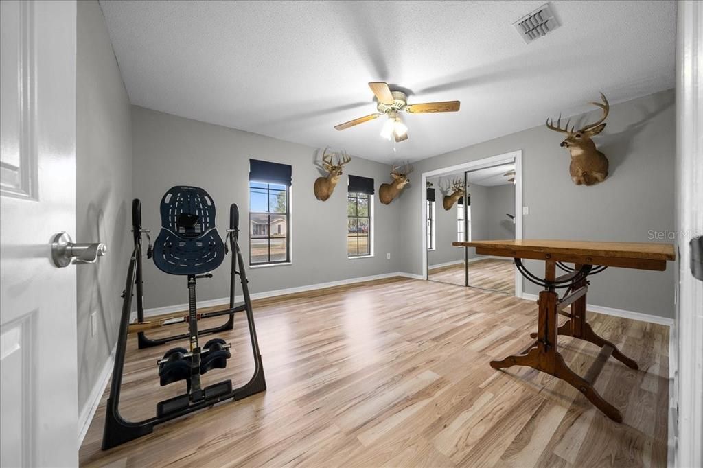 Fitness Equipment, Interior, Wood Texture Flooring