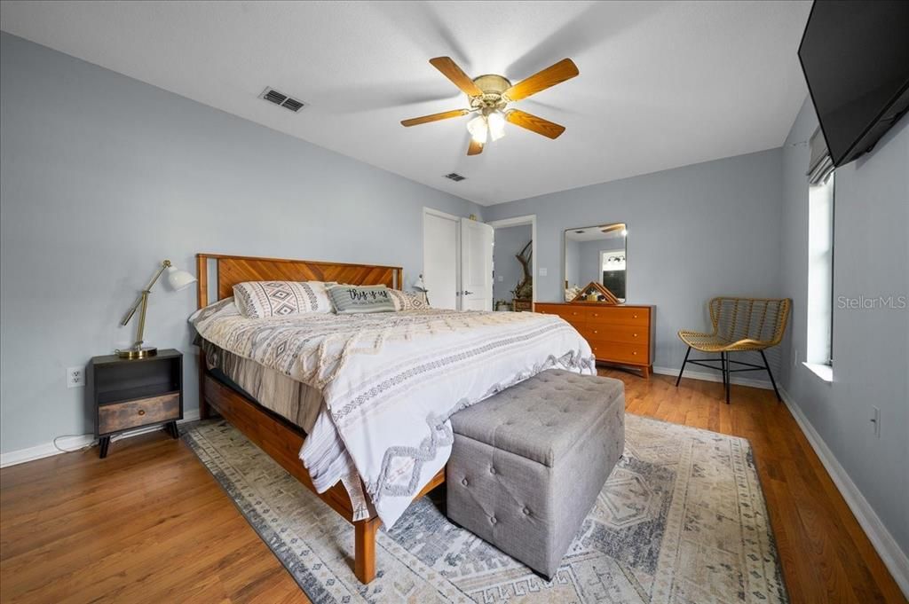 Bedroom, Interior, Wood Texture Flooring