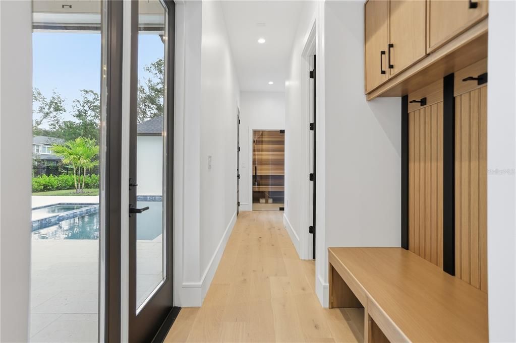 Interior, Recessed Lighting, Wood Texture Flooring