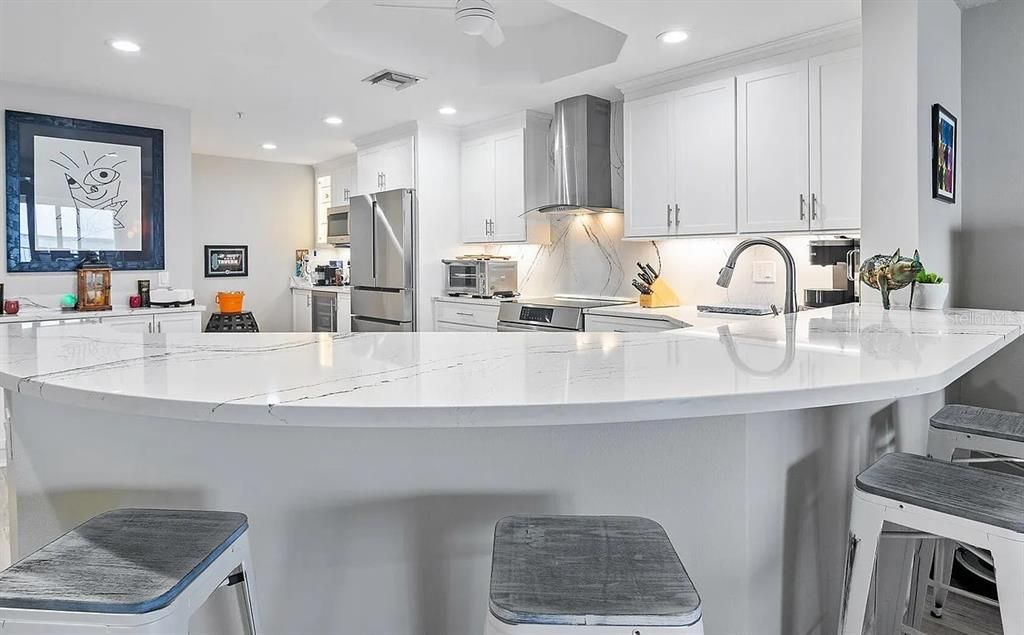 Interior, Kitchen, Recessed Lighting, Stainless Steel Appliances