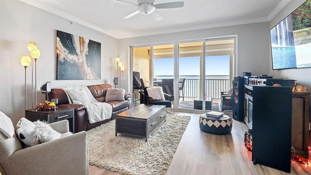 Interior, Living room, Water, Wood Texture Flooring