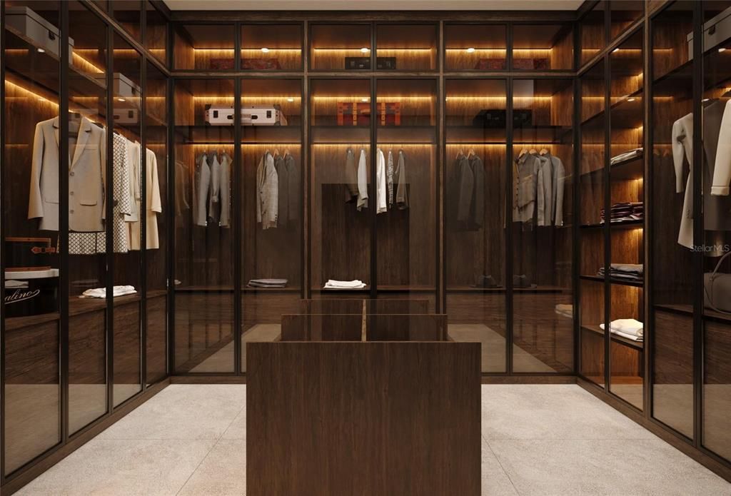 Interior, Walk-in Closets