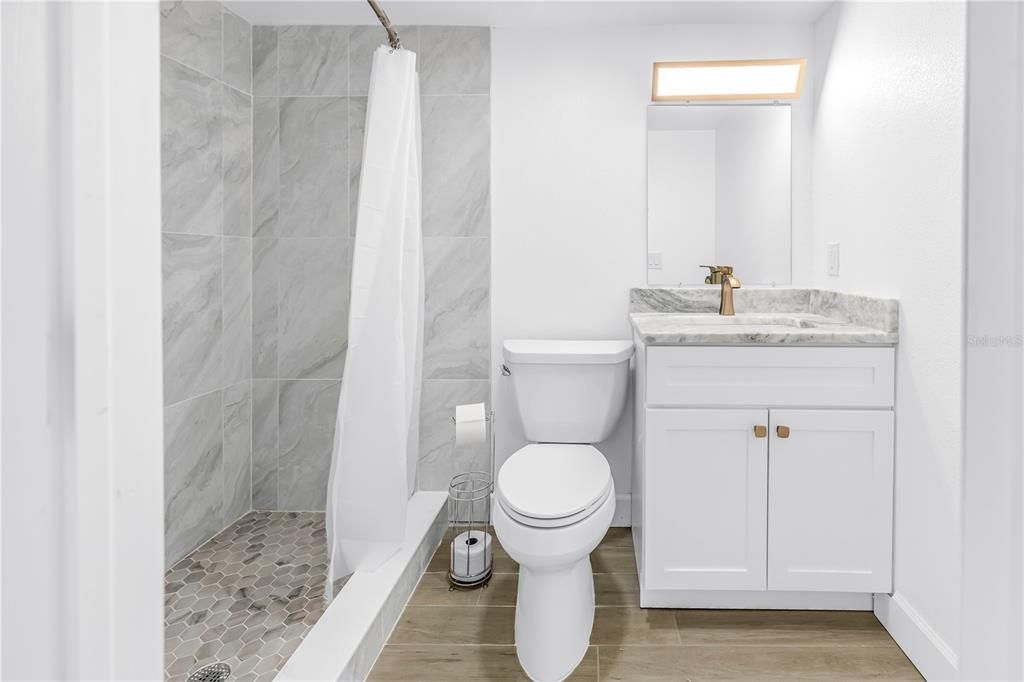 Bathroom, Interior, Wood Texture Flooring